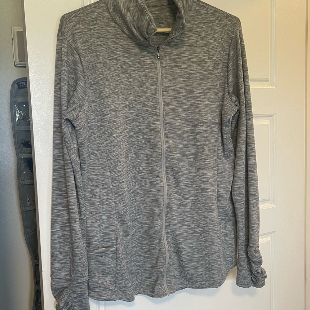 Columbia XL Gray Zip-Up Jacket